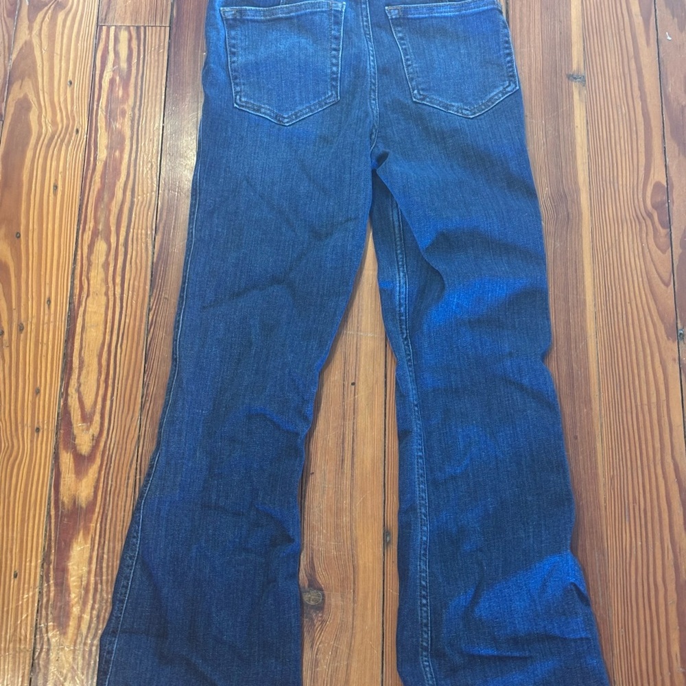 Frame Denim Dark Blue Flare Jeans - Picture 2 of 3